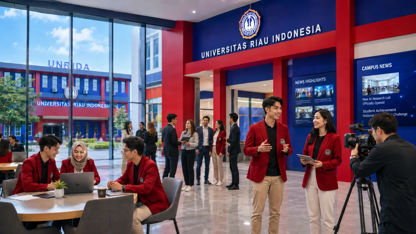 Mahasiswa memproduksi informasi dan dokumentasi kegiatan kampus